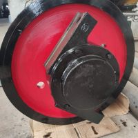 河南50T雙梁起重車輪組發(fā)貨現場河南德克起重生產