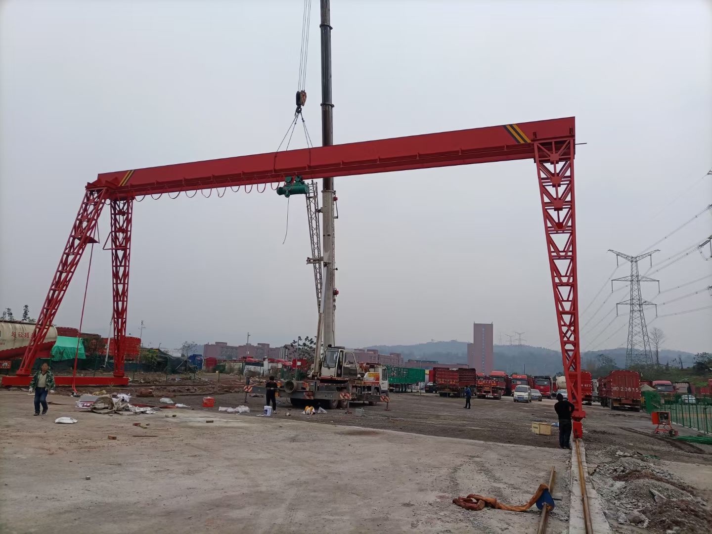 成都收售二手起重機(jī)、行吊、龍門吊18782127665